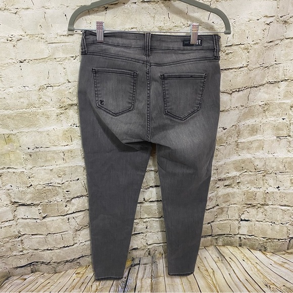Kut From The Kloth Gray Wash Donna High Rise Ankle Skinny Jeans - Picture 3 of 5